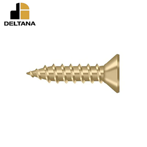 Deltana - Wood Screw - Steel - #9x 3/4" - Optional Finish