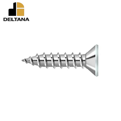 Deltana - Wood Screw - Steel - #9x 3/4" - Optional Finish