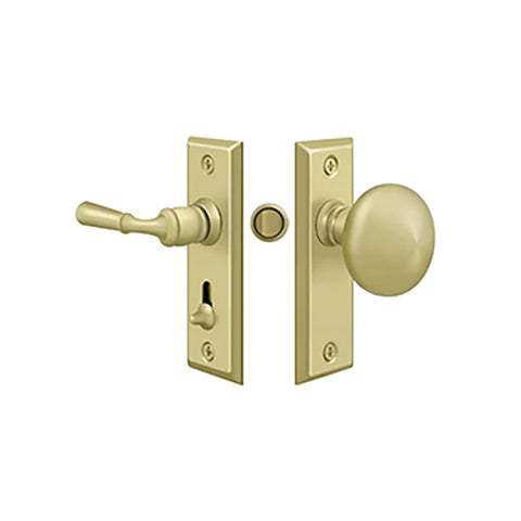 Deltana - Storm Door Latch - Rectangular - Tubular Lock - 1-3/4" Backset - 7/8" - 1-3/8" Door Thickness - 4" Face Size - Optional Finish