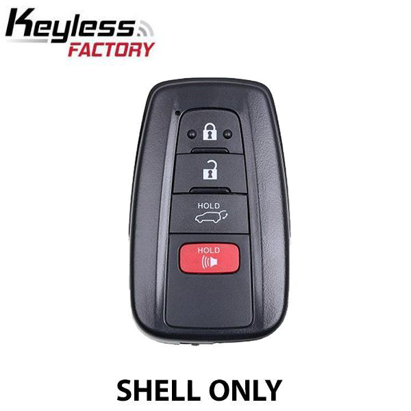 2019-2021 Toyota RAV4 / 4-button Smart Key SHELL for﻿ HYQ14FBC (Hatch) (AFTERMARKET) - UHS Hardware