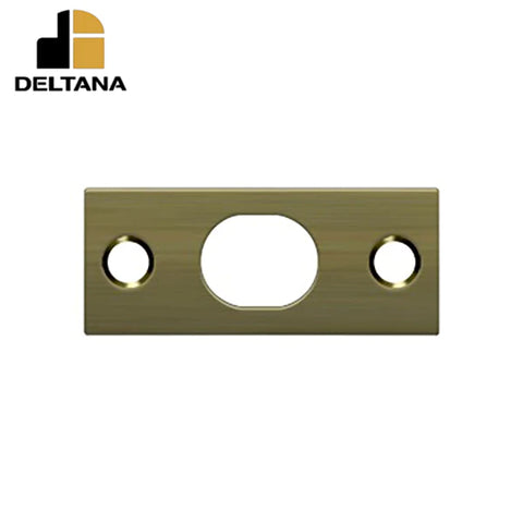 Deltana - Strike Plate For Extension Flush Bolt - Optional Finish