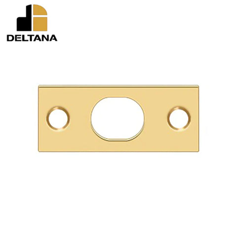 Deltana - Strike Plate For Extension Flush Bolt - Optional Finish