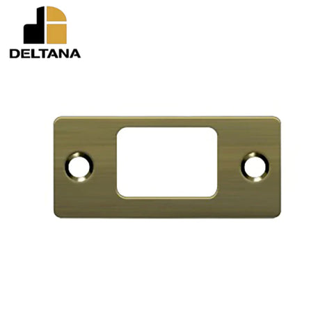 Deltana - Strike Plate - Deadbolt - 2-3/4" x 1-1/4" - Optional Finish