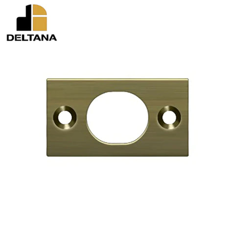 Deltana - Strike Plate For 6" Flush Bolt - Optional Finish