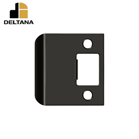 Deltana - Extended Lip Strike Plate - 2 1/4" x 2-1/4"- 2-1/4" Bar Width - Optional Finish