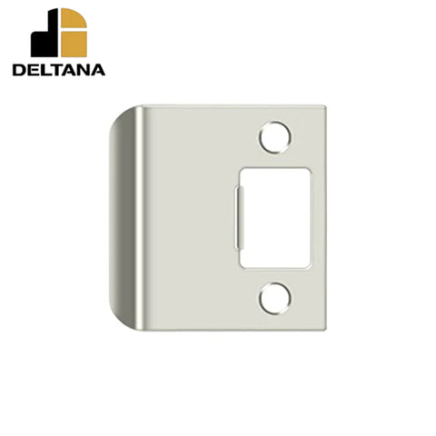 Deltana - Extended Lip Strike Plate - 2 1/4" x 2-1/4"- 2-1/4" Bar Width - Optional Finish