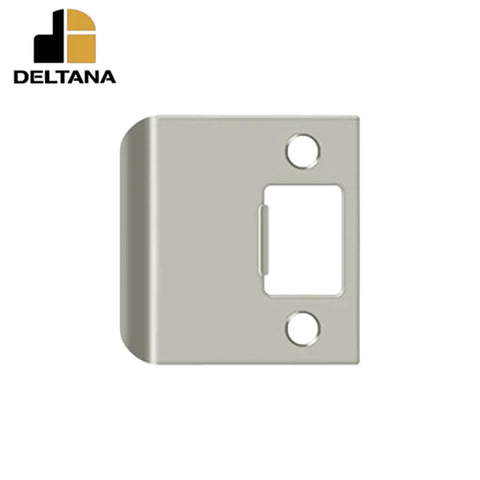 Deltana - Extended Lip Strike Plate - 2 1/4" x 2-1/4"- 2-1/4" Bar Width - Optional Finish