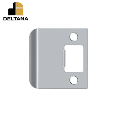 Deltana - Extended Lip Strike Plate - 2 1/4" x 2-1/4"- 2-1/4" Bar Width - Optional Finish