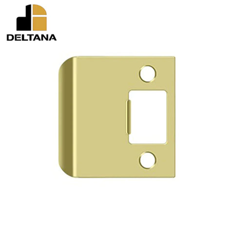 Deltana - Extended Lip Strike Plate - 2 1/4" x 2-1/4"- 2-1/4" Bar Width - Optional Finish