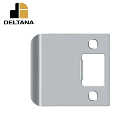 Deltana - Extended Lip Strike Plate - 2 1/4" x 2-1/2"- 2-1/4" Base Width - Optional Finish