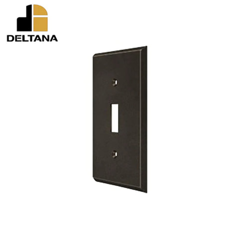 Deltana - Switch Plate - Single Standard - Solid Brass - Optional Finish