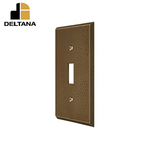 Deltana - Switch Plate - Single Standard - Solid Brass - Optional Finish