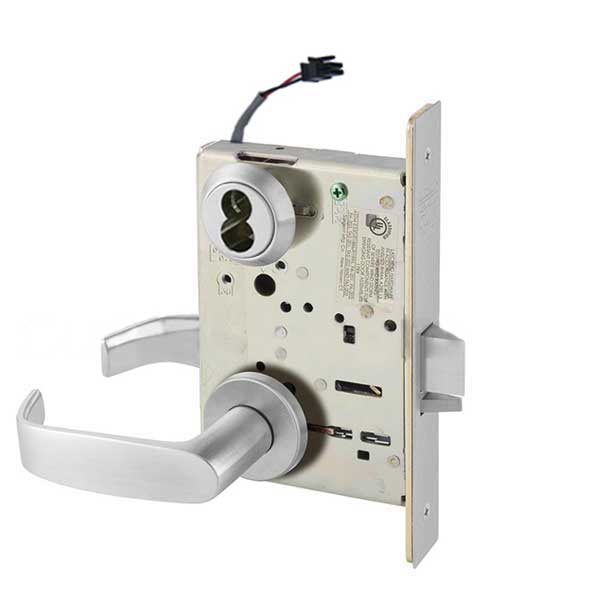 SARGENT 8271-24V-RH Electrified Mortise Lock, Satin Chrome