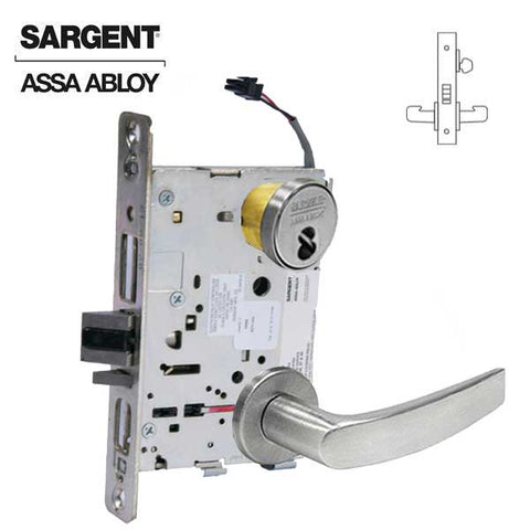 ASSA ABLOY Sargent 8271 Electric Mortise Lock Fail Secure 24Vdc Door Lever  w/key