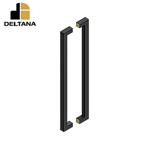 Deltana - 24" Contemporary Pull - Back-To-Back - 1-3/8" - 1-7/8" Door Thickness - Optional Finish