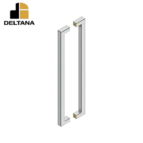 Deltana - 24" Contemporary Pull - Back-To-Back - 1-3/8" - 1-7/8" Door Thickness - Optional Finish