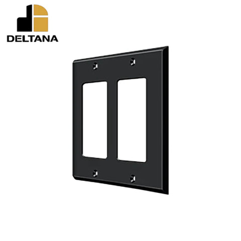 Deltana - Switch Plate - Double Rocker - Optional Finish