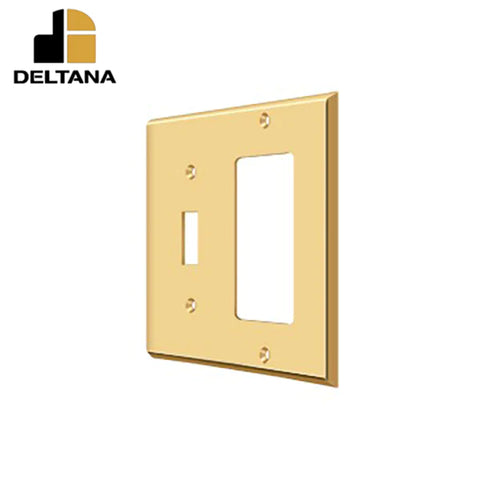 Deltana - Switch Plate - Single Switch/Single Rocker - Optional Finish