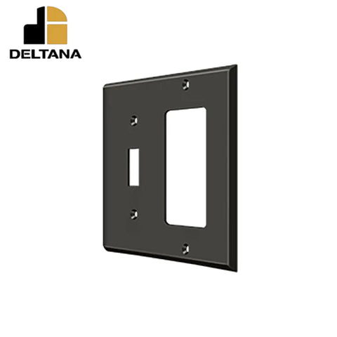 Deltana - Switch Plate - Single Switch/Single Rocker - Optional Finish