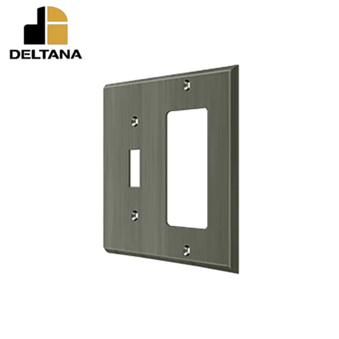 Deltana - Switch Plate - Single Switch/Single Rocker - Optional Finish