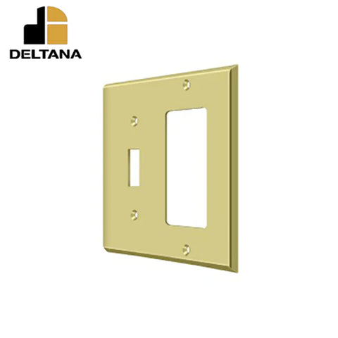 Deltana - Switch Plate - Single Switch/Single Rocker - Optional Finish