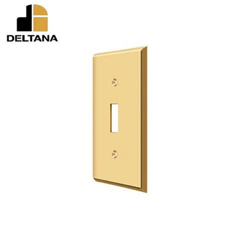 Deltana - Switch Plate - Single Standard - Optional Finish