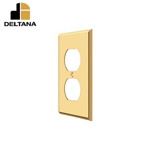 Deltana - Switch Plate - Double Outlet - Optional Finish