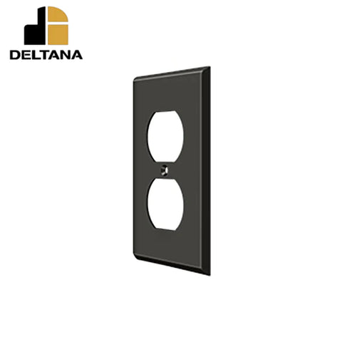 Deltana - Switch Plate - Double Outlet - Optional Finish