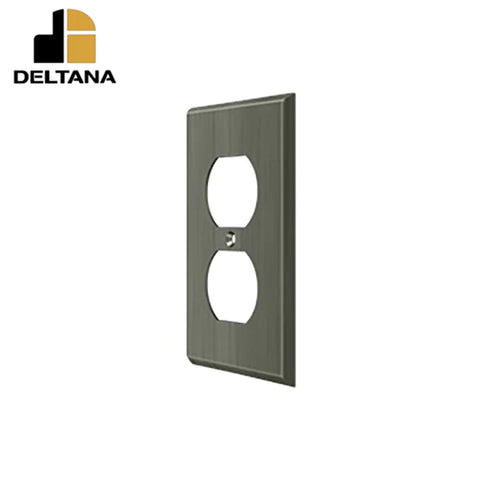 Deltana - Switch Plate - Double Outlet - Optional Finish