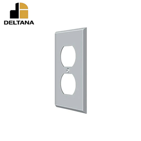 Deltana - Switch Plate - Double Outlet - Optional Finish