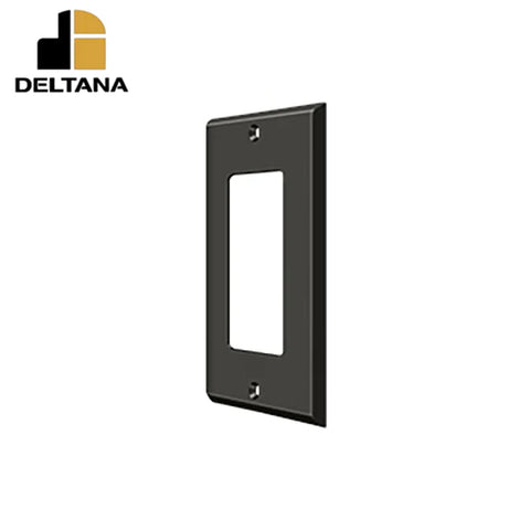 Deltana - Switch Plate - Single Rocker - Optional Finish