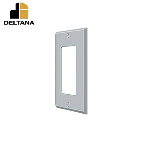 Deltana - Switch Plate - Single Rocker - Optional Finish