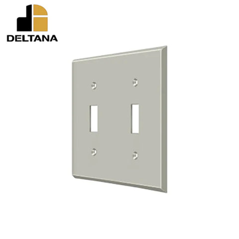 Deltana - Switch Plate - Double Standard - Optional Finish