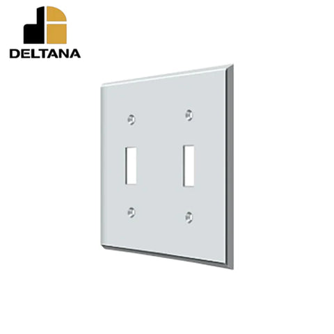 Deltana - Switch Plate - Double Standard - Optional Finish