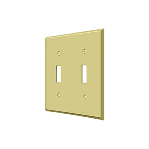 Deltana - Switch Plate - Double Standard - Optional Finish