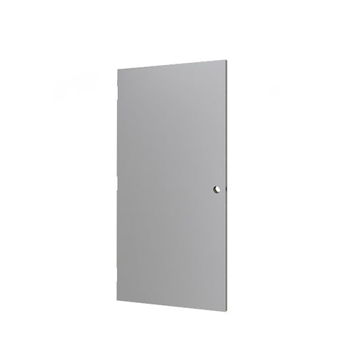 TELL - MSD61080 - Spartan - Hollow Metal Door - 3' x 6' 8" - 18 Gauge Galvanized - 161 Cylinder Prep w/ 2-3/4" Backset - 4.5" x 4.5" Hinge Prep - Primer Gray - 3 Hour Fire Rated - UHS Hardware