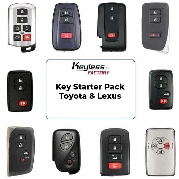 Toyota / Lexus Keys - Complete Starter Pack (30 Pieces) (AFTERMARKET) - UHS Hardware