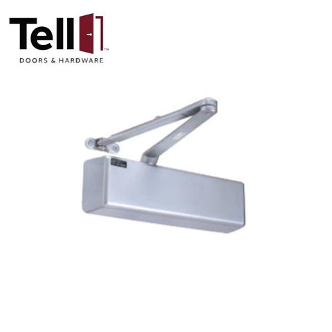 TELL - 900 Series - Maximum Duty Commercial Door Closer - Parallel Arm Bracket - Adjustable Arm - 1-6 - Full Cover - Backcheck - Optional Finish - Grade 1