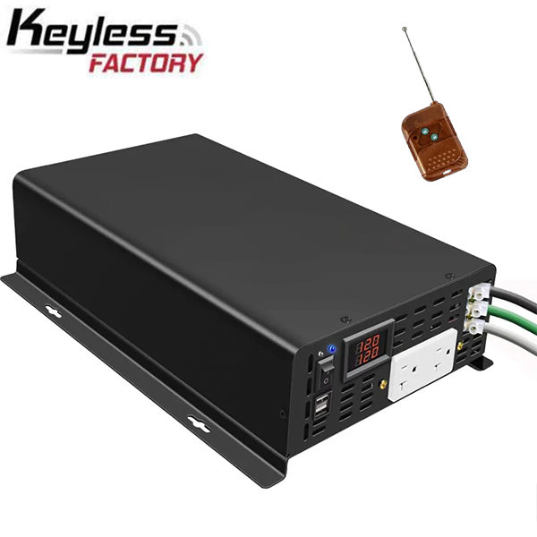 RBU5 - 12VDC - 2500 Watt Pure Sine Wave Inverter -  Solar Power - DC to AC - Optional Remote Connectivity - USB Ports - UHS Hardware