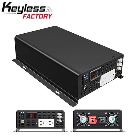 RBU5 - 12VDC - 3000 Watt Pure Sine Wave Inverter -  Solar Power - DC to AC - Optional Remote Connectivity - USB Ports - UHS Hardware