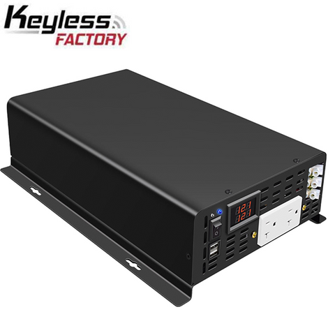 RBU5 - 12VDC - 3000 Watt Pure Sine Wave Inverter -  Solar Power - DC to AC - Optional Remote Connectivity - USB Ports - UHS Hardware