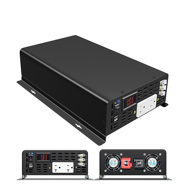 RBU5 - 12VDC - 3000 Watt Pure Sine Wave Inverter -  Solar Power - DC to AC - Optional Remote Connectivity - USB Ports - UHS Hardware