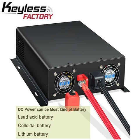 RBU5 - 12VDC - 3000 Watt Pure Sine Wave Inverter -  Solar Power - DC to AC - Optional Remote Connectivity - USB Ports - UHS Hardware