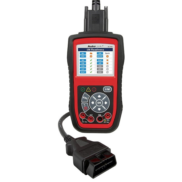 Autel - AutoLink - AL539 - Diagnostic Tool - One-Click I/M Readiness Key - 10 Modes of OBD II Test - Built-in Speaker - UHS Hardware