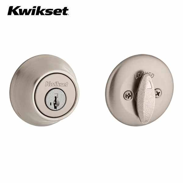 Kwikset - 660 - Residential Deadbolt - Single Cylinder - Round Rose - Optional Finish - SC1 Schlage - SmartKey Technology - Grade 3 - UHS Hardware