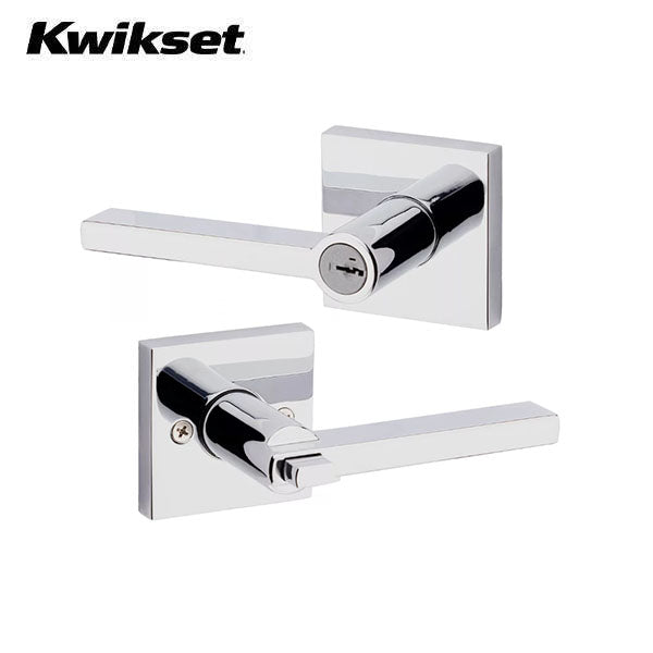 Kwikset - Halifax Lever Set - Square Rose - Optional Finish - Optional Function - SC1 Schlage - SmartKey Technology - Grade 2 - UHS Hardware