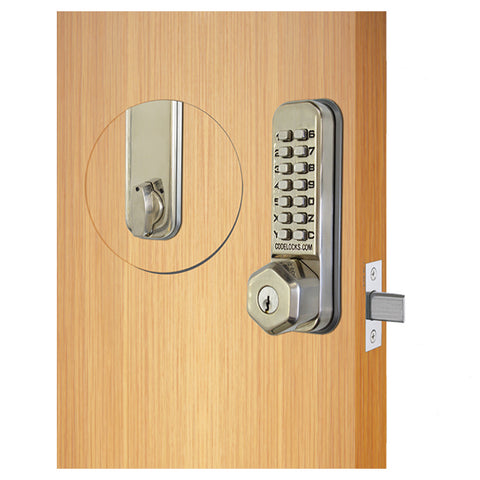 Code Locks - CL210 - Electronic Smart Lock - Light Duty - Dual Backset Deadlatch 2 3/4" - 2 3/8" - Mortise Tubular Deadbolt - Optional Key Override - Optional Marine Grade Protection - Fire Rated - Grade 2 - UHS Hardware