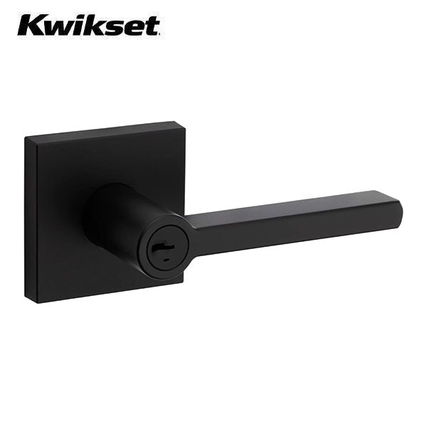 Kwikset - Halifax Lever Set - Square Rose - Optional Finish - Optional Function - SC1 Schlage - SmartKey Technology - Grade 2 - UHS Hardware