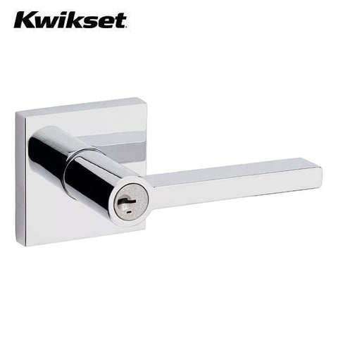 Kwikset - Halifax Lever Set - Square Rose - Optional Finish - Optional Function - SC1 Schlage - SmartKey Technology - Grade 2 - UHS Hardware