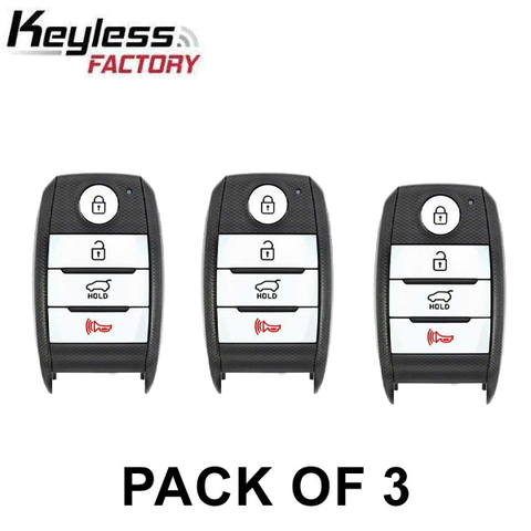 3 x 2019-2020 Kia Sorento / 4-Button Smart Key / PN: 95440-C6100 / TQ8-FOB-4F06 (UMa PE) (AFTERMARKET) (Pack of 3) - UHS Hardware